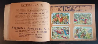 Álbum Historia de Catalunya. Xacolata Juncosa
