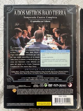 DVD A Dos Metros Bajo Tierra - Temporada 4