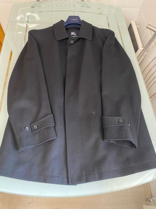 Abrigo Burberry Hombre Negro