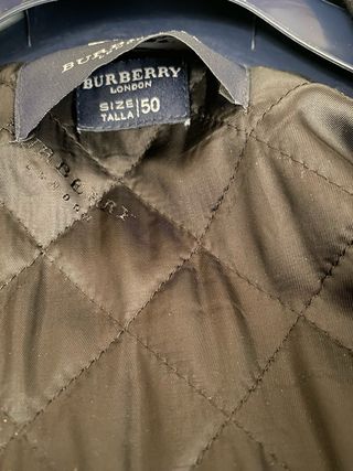 Abrigo Burberry Hombre Negro