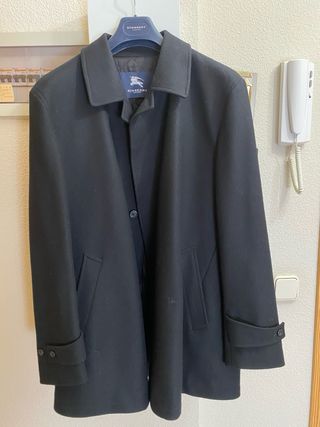Abrigo Burberry Hombre Negro