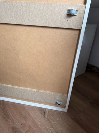 Cama infantil Ikea blanca con 2 cajoneras ruedas