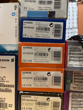 Lote Móviles Retro Ericsson Nokia Siemens Motorola