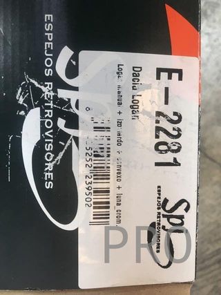 Espejo dacia logan izquierdo nuevo