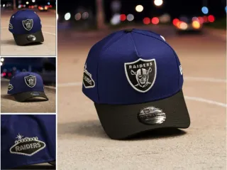 Gorra New Era Raiders Azul y Negra
