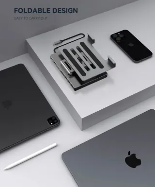 Hub USB-C per iPad Pro con supporto