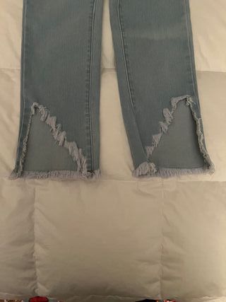 Jeans Donna azzurri  con Strappi