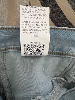 Jeans Donna azzurri  con Strappi