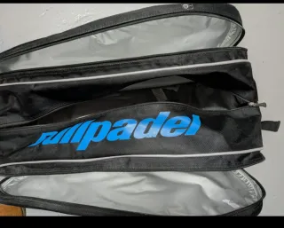 Paletero Bullpadel Negro y Azul
