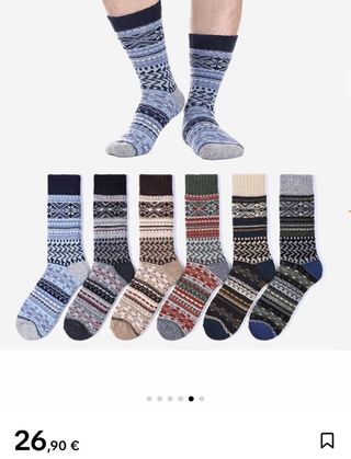 Calcetines gordos y calentitos talla única