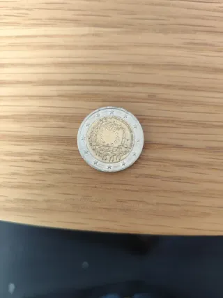 Moneda 2€ 30 Aniversario Unión Europea