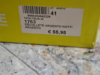 Tacchi TATA LIME Argento Glitter Donna