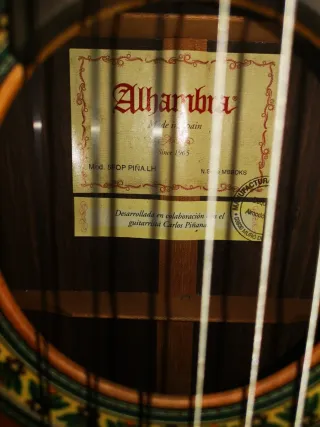 Guitarra Alhambra Zurda 5F Carlos Piñana
