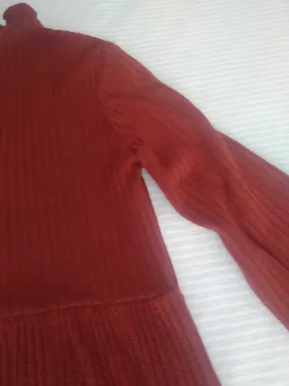 Vestido Zara Talla S Rojo