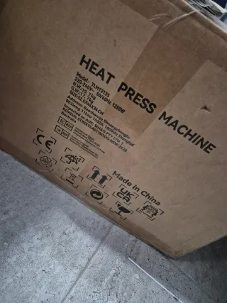 Máquina Estampación Vevor. Prensa de calor