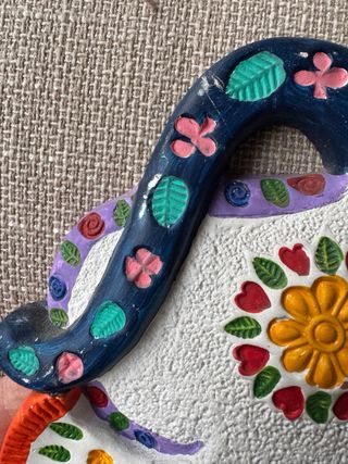 Decorazione Pesce Colorato Ceramica spagnola