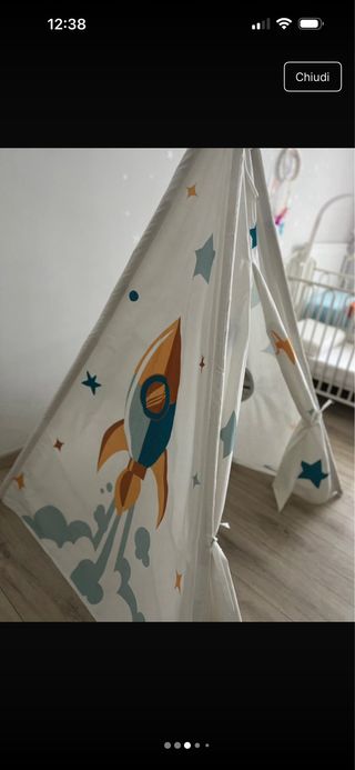 Tenda gioco bambini spazio