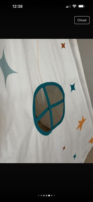 Tenda gioco bambini spazio