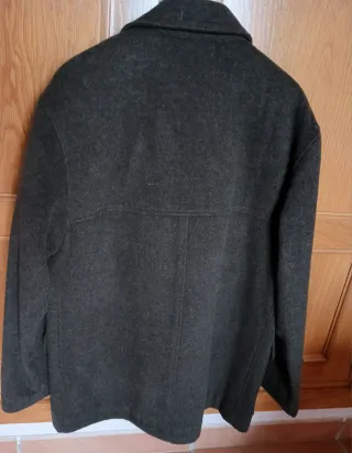 Abrigo de lana marrón,talla 50