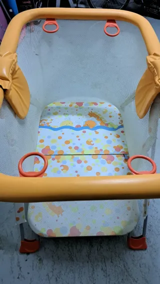 Box bimbi arancione con fantasie