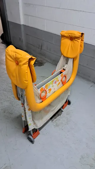 Box bimbi arancione con fantasie