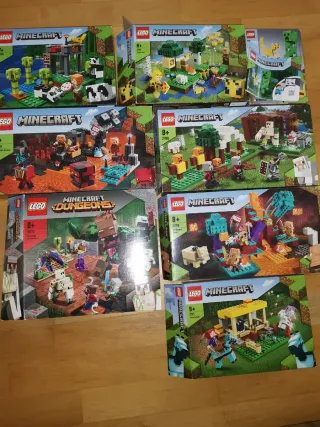 Cajas Lego Minecraft Vacías