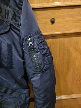 Cazadora Alpha Industries Azul Talla L