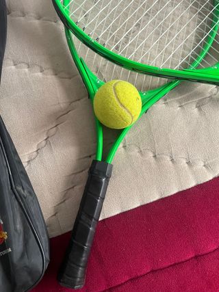 Raqueta Tenis Infantil Verde + Funda Taz