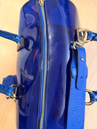 Bolso Furla Azul Transparente