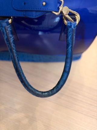 Bolso Furla Azul Transparente