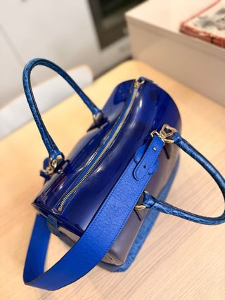 Bolso Furla Azul Transparente