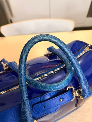 Bolso Furla Azul Transparente