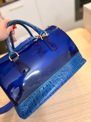 Bolso Furla Azul Transparente