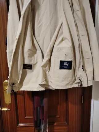 Chaqueta gabardinachubasquero Burberry Hombre Beig