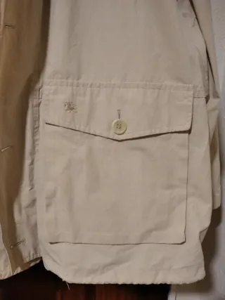 Chaqueta gabardinachubasquero Burberry Hombre Beig