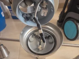 2 Apliques de techo plateados