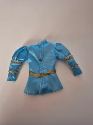 Camisa Ken Príncipe Stefan Azul Dourado