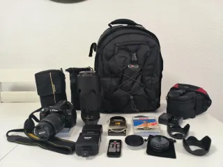 Cámara Nikon D40 + Accesorios