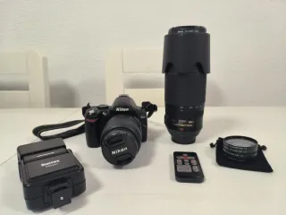 Cámara Nikon D40 + Accesorios