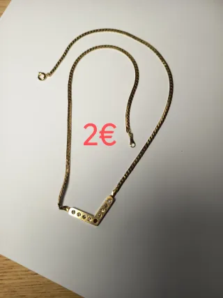 Lote 55€ y suelto. Bisutería dorada