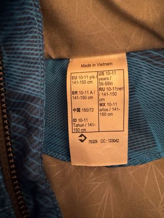 Chaqueta Quechua niño Talla M