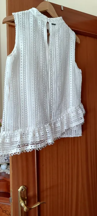 Camisa Guess Branca T.40 Nova Original