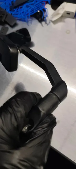 Pareja Retrovisores Moto Negro