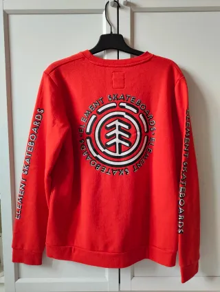 Sudadera Element Roja Talla 16 de niño
