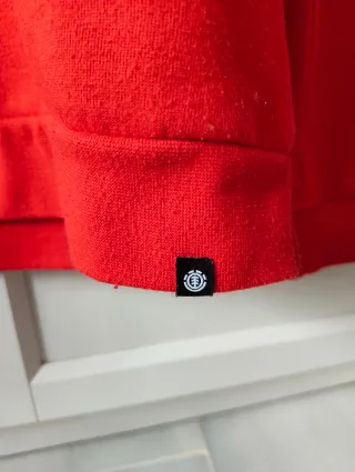Sudadera Element Roja Talla 16 de niño