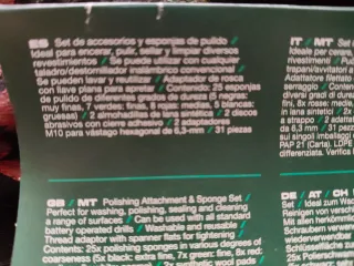 Set accesorios pulido Parkside