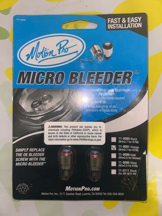 Motion Pro Micro Bleeder Naranja KTM
