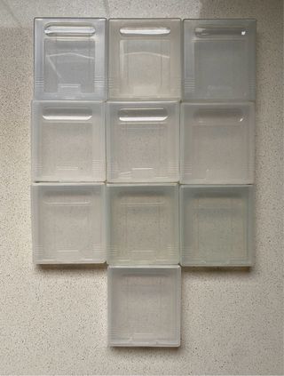 10 Fundas originales para cartuchos de Game Boy