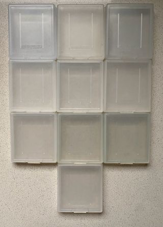 10 Fundas originales para cartuchos de Game Boy