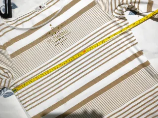 Blusa Punt Roma Rayas Doradas